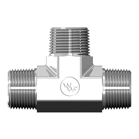 World Wide Fittings Male Pipe to Male Pipe to Male Pipe Tee 5600X04X04X04